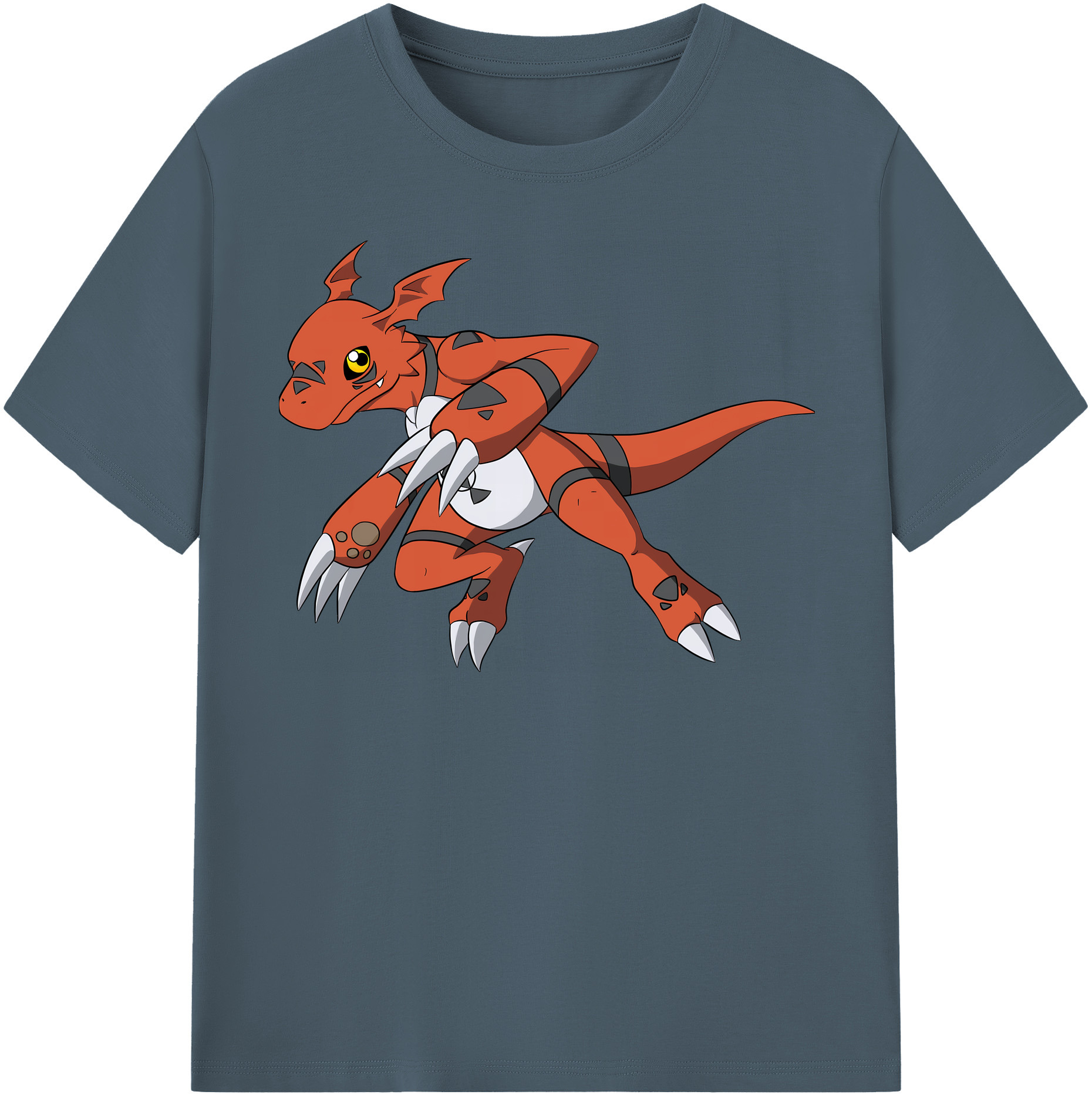 （画像用） Digimon デジタルモンスター/デジモン 綿100％半袖Tシャツ（フロントプリント）